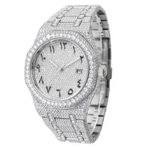 Reloj Hip Hop Iced Out Moissanite para hombre, reloj de pulsera de lujo con movimiento automático de diamantes VVS1 y caja de regalo - Product Image 2