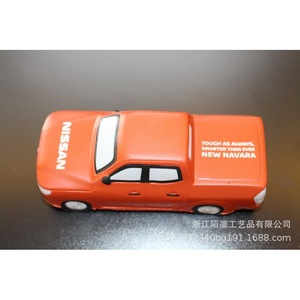 Nissan PU <b>Foam</b> Pickup Truck Toy Cartoon Stress Relief <b>Craft</b> Model - Product Image 2