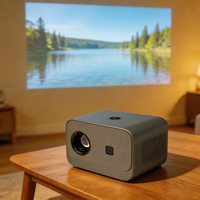 Mini Proyector Portátil A13 con Wifi, Bluetooth, Compatible con 4K 1080P, Corrección Trapezoidal Automática, Compatible con HDMI, USB, TV Stick