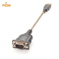 Cable Serial RS232 USB a DB9 con Chip FTDI FT232RL Compatible con UC232R-10 USB-DB9 10cm RS232