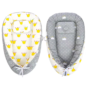 Top Quality Customized Portable Design 100% Cotton Organic Newborn Baby Girl Nest Sleeping Bed Crib - Product Image 5