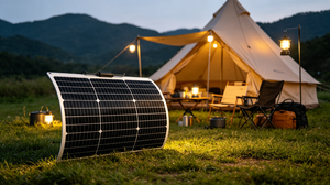 Panneau solaire monocristallin flexible Alecter 50W 12V 440x280mm >23% Haute Efficacité Léger et Durable pour l'alimentation hors réseau - Product Image 4