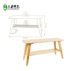 Bamboo and solid wood chair with backrest, Nordic style <b>dining</b> chair, minimalist modern office chair, <b>armchair</b>, home study desk - Product Image 3
