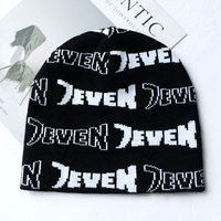 Bonnet d'hiver avec logo brodé sur mesure Bonnet unisexe vierge Bonnet en acrylique 100% avec toile d'araignée