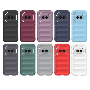 Custodia per telefono con motivo a strisce 3D in morbido Silicone opaco di lusso per niente telefono 2A / 2A PLUS Cover posteriore per paraurti antiurto - Product Image 2