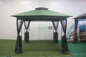 Gazebo esterno con pareti laterali a tendina con cerniera e Gazebo con struttura in acciaio a 2 livelli per <span class=keywords><strong>Patio</strong></span> - Product Image 2