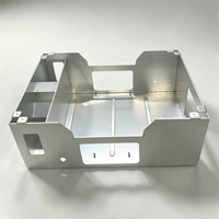 Boîtier en acier OEM découpé au laser, châssis soudé TIG, boîte brossée thermolaquée, fabrication sur mesure de supports en tôle d'aluminium et de fer