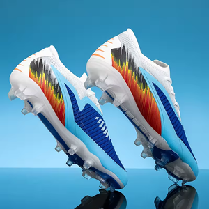 Chaussures de football en cuir américaines pour hommes et jeunes, crampons de sport pas chers pour l'entraînement - Product Image 5