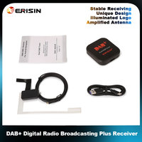 Récepteur radio numérique DAB+ double tuner USB Erisin ES394 pour autoradios Android 6.0 à Android 16