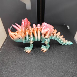 Jouet Dragon 3D toutes saisons en tiges de plastique, modèle imprimé en 3D, jouet modèle de Tyrannosaurus Rex imprimé en 3D - Product Image 2