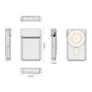 Nouveautés Accessoires mobiles Électronique Gadgets grand public Batterie externe sans fil magnétique 10000mAh Charge rapide 20W PD Affichage LCD <span class=keywords><strong>Tech</strong></span> Show - Product Image 3