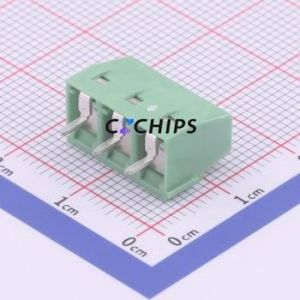 1729131 Screw Terminal Block Through hole Component (THT),P=5.08mm Connector 1x3P 5.08mm Green Through Hole - Product Image 1