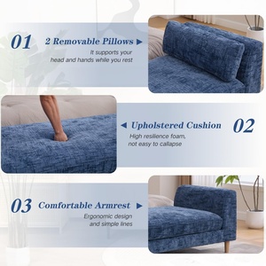 Quá Khổ bọc lối vào <span class=keywords><strong>backless</strong></span> giọng băng ghế dự bị băng ghế dự bị cuối giường băng ghế dự bị cho phòng ngủ - Product Image 3