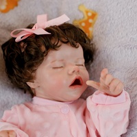 Lifereborn Date 48CM Doux Dormir Nouveau-Né Doux Vinyle Jouets Bébé Reborn Poupée Silicone Poupées à Vendre