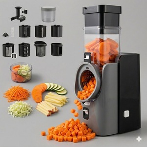 Coupe-légumes électrique multifonctionnel 220V pour l'Europe, machine à découper les pommes de terre et les carottes - Product Image 1
