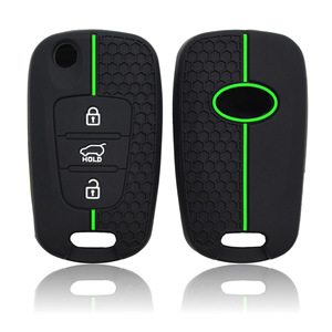 <span class=keywords><strong>Cover</strong></span> in Silicone Compatibile con Chiavi Auto <span class=keywords><strong>Kia</strong></span> K2 K5, Accessorio Portachiavi per <span class=keywords><strong>KIA</strong></span> 2012-2019 - Product Image 4