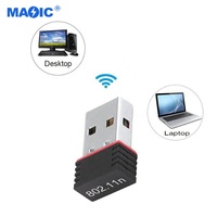 Computer Hardware Software 150M Wireless Laptop External USB 2.0 Mini USB WiFi Adapter Stock