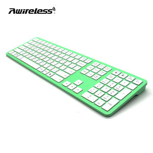 Clavier sans fil double mode 2,4 G Bluetooth, profil bas, taille standard, silencieux, pour ordinateur, Mac, MacBook, ordinateur portable, PC - Product Image 1