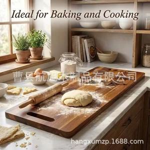 Tabla de cortar de madera de 91 cm de largo, diseño plegable para uso en cocina y exteriores - Product Image 5