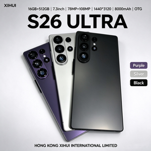 โทรศัพท์มือถือรุ่น S26 ultra โคลน ปี 2026 ใหม่เอี่ยม ระบบปฏิบัติการ Android 15 หน้าจอ 7.3 นิ้ว ความจุ 512GB/1TB ชิปประมวลผล 10-core รองรับซิมคู่ 4G/5G สมาร์ทโฟนแท้ - Product Image 2