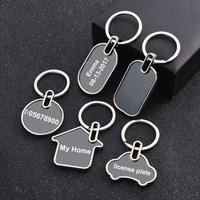Porte-clés en Alliage de Zinc Marque de Voiture Dessin Animé, Cadeau Publicitaire Promotionnel Impression Numérique Logo Gratuit Hôtel Vierge