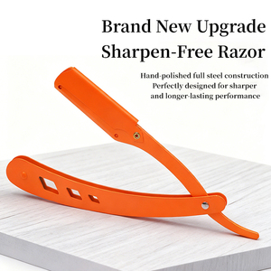 <span class=keywords><strong>Rasoio</strong></span> Manuale Tradizionale in Acciaio Inossidabile per Uomo, Lama da <span class=keywords><strong>Barbiere</strong></span> per Uso Domestico - Product Image 2