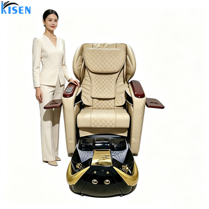 Silla de spa portátil de lujo para manicura y pedicura KISEN Modern Luxury Beauty, juego de silla y mesa para pedicura sin tuberías. - Product Image 2
