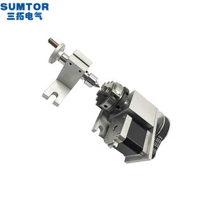 Производитель шагового двигателя, поворотная ось, задняя часть, 4-я ось, с 50-миллиметровым 3-зажимным патроном, с шаговым двигателем Nema17 - Product Image 1