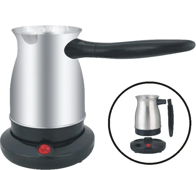 The Factory Provides Portable Household Kitchen Appliances with a 0.3L Stainless Steel Coffee Pot