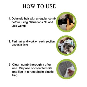 Peigne anti-poux professionnel en acier inoxydable 2026 pour enfants et bébés – Conception à petites fentes pour une élimination efficace des poux – Peigne de traitement capillaire - Product Image 5