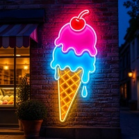 Op maat gemaakte neonreclame neonlichtletters neonreclame aangepast logo voor fruitwinkel