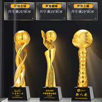Modische Sport-Event-Trophäe und Auszeichnung aus Gold, Silber, Bronze, Harz und Kristall mit individueller Textgravur