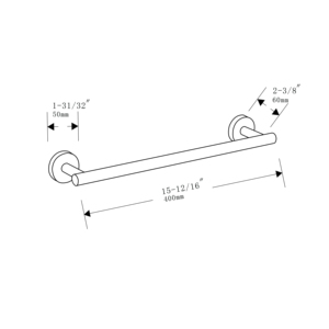 Bañera de ducha de latón Oem Rohs, mango cromado, juego de accesorios de baño de cerámica, <span class=keywords><strong>toallero</strong></span> - Product Image 6
