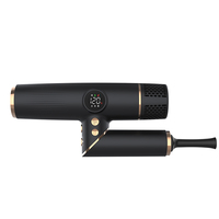 Sèche-cheveux ionique haute vitesse 110000 tr/min, séchage rapide, ions négatifs, sèche-cheveux professionnel pliable, directement de l'usine