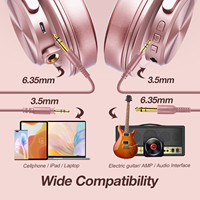 OneOdio Deep Bass Fusion casque filaire et sans fil BT pour téléphone micro sur l'oreille Studio DJ casque professionnel d'enregistrement