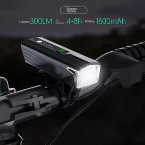 Luz Delantera LED Inteligente para Bicicleta, Recargable por USB, Resistente al Agua IPX5, 6 Modos, para Ciclismo Nocturno Seguro al Aire Libre - Product Image 3