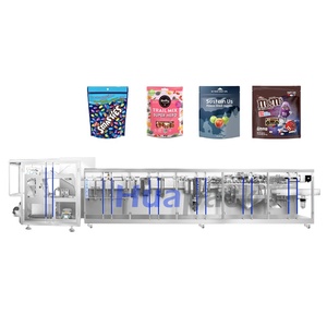 Machine d'emballage automatique électrique HFFS Huapack pour sachets stand-up avec film en rouleau, pour aliments, boissons et produits chimiques, avec pompe et roulement PLC - Product Image 4