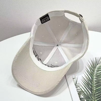 Op maat gemaakte handgebreide gewassen katoenen baseballcap vintage dad hat met fruitdesign verstelbare metalen gespsluiting OEM ODM logo