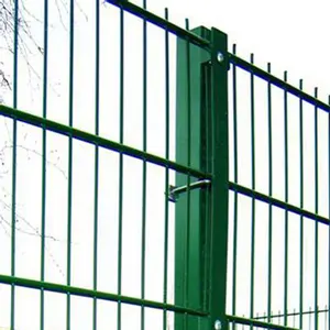 PVC-beschichtete Drahtgitter zäune 1,8 m Fußgänger barrikaden Tragbare Temp Fence Panel Factory