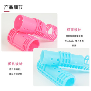Hair tools, hair curling tools, volumizing and setting curlers, plastic hair curlers with <b>snap</b> <b>fasteners</b>, manufacturers. - Product Image 1