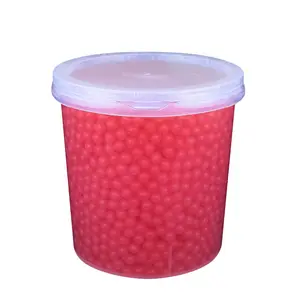 Top Sale Heerlijke Granaatappelsmaak Popping Boba Jelly Balls Voor Koude Drank 130G