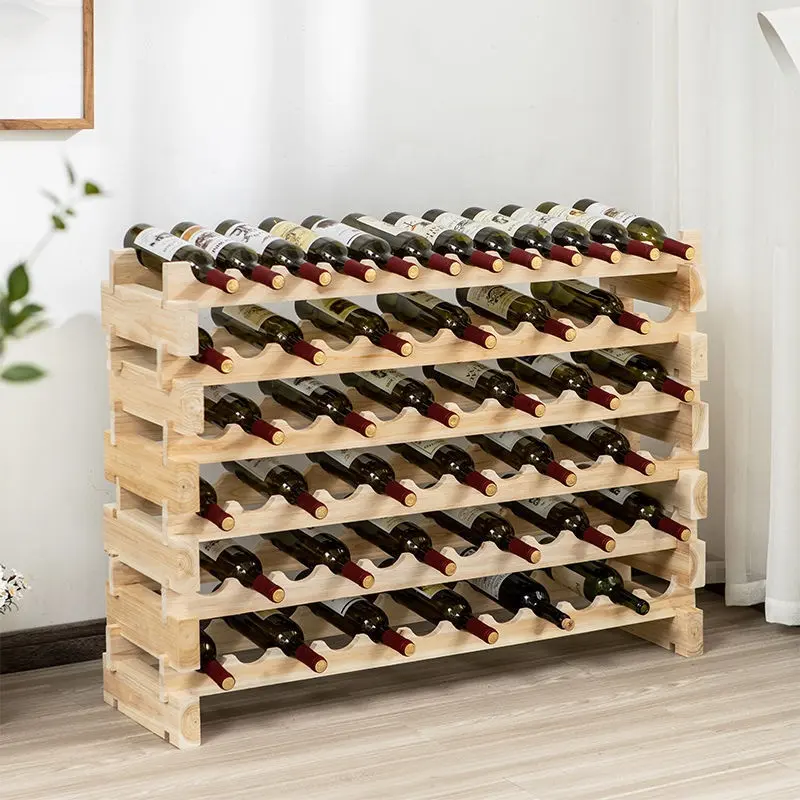 Estante de madera maciza rústico con soporte de metal, estante montado en la pared para vino y vidrio