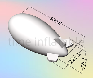 3M 4m 5M Personalizado Inflable Helio <span class=keywords><strong>Dirigible</strong></span> PVC Globo Fiesta Evento Promoción al aire libre - Product Image 6