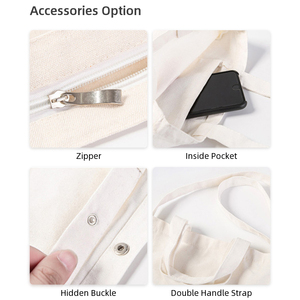 Bán hàng nóng mua sắm túi tự nhiên bông vải cầu vồng màu sắc Tote Túi chất lượng tuyệt vời - Product Image 4