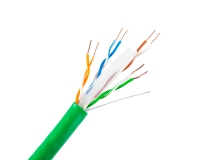 Câble réseau OEM&ODM de haute qualité Cat6 UTP 24AWG 0,5 mm CCA, gaine PVC intérieure, 1000 pieds/305 m, faible MOQ