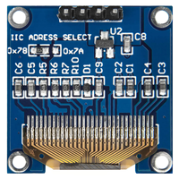 Módulo de Pantalla OLED de 0.96 Pulgadas, Interfaz I2c SSD1306, Resolución de 128x64 Píxeles