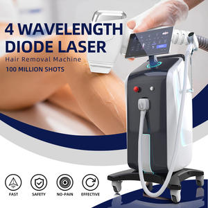 Système d'épilation au <span class=keywords><strong>laser</strong></span> à diode 808 nm avec 4 longueurs d'onde pour peaux noires et traitement du visage, usage domestique et commercial - Product Image 2