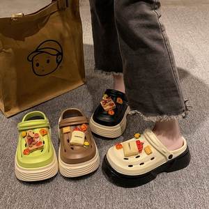 Sabots et mules d'été à plateforme Eva <span class=keywords><strong>anti</strong></span>-dérapant Chaussures unisexes sabots Semelle en caoutchouc Chaussures de jardin pour femmes - Product Image 1