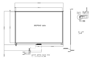 GDEY116F91 GooDisplay Grand écran E-Ink de 11,6 pouces, couleurs vives, module d'encre électronique, rafraîchissement rapide 16s, EPD 960x640 pixels - Product Image 6