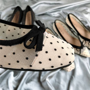 Poka Dot Mocassins à enfiler Office Lady Mocassins Sepatu <span class=keywords><strong>2022</strong></span> Chaussures plates pour <span class=keywords><strong>femme</strong></span> - Product Image 6
